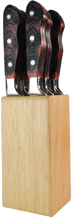 Utica Premium Steak Knife Set – 6-Piece Stainless Steel 75-940528B6 1