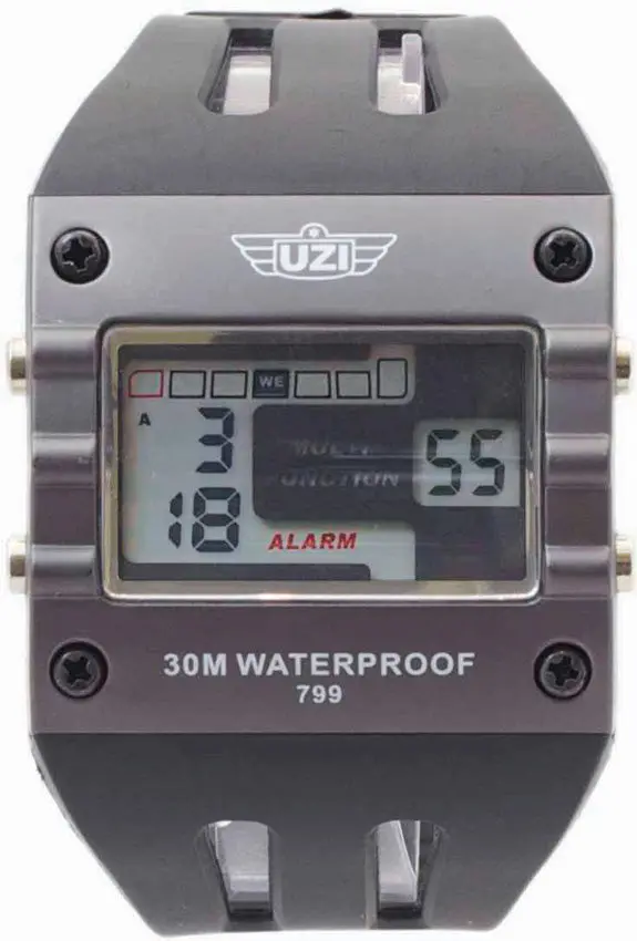Uzi Uzi-W-799 Digital Sports Watch – Rugged Chronograph With Led Display 1