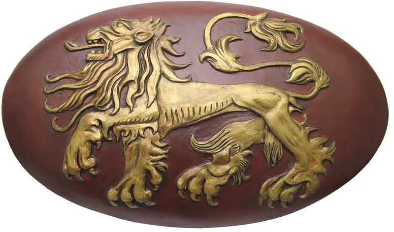 Valyrian Steel Lannister-Themed Decorative Shield – Vs0115 1