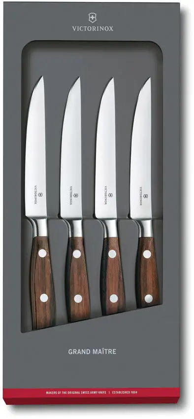 Victorinox Grand Maître Steak Knife Set – 4-Piece Premium Cutlery 1