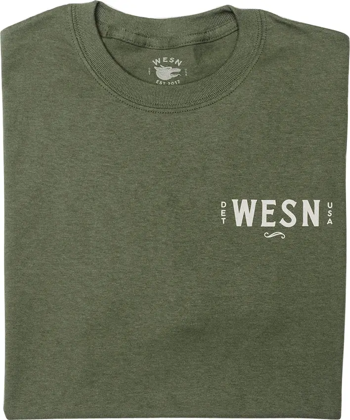 Wesn Goods Od Green Cotton T-Shirt – Men'S Xl Tactical Casual Top 1