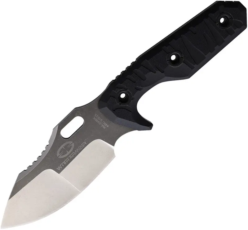 Witharmour Mammoth Fixed Blade Knife – Black Tactical Finish, Wa-034Bk 1