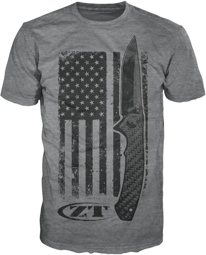 Zero Tolerance American Flag Graphic T-Shirt – Large 1