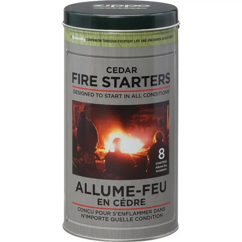 Zippo Cedar-Scented Fire Starter Tin 1