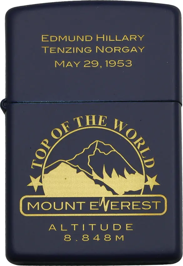 Zippo Mt. Everest Lighter – Rugged Matte Black Finish 1